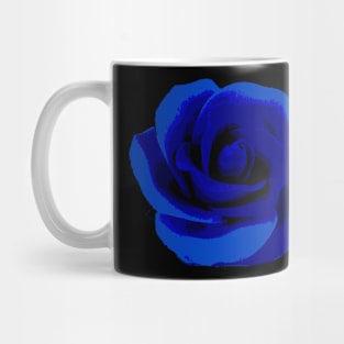 blue rose Mug